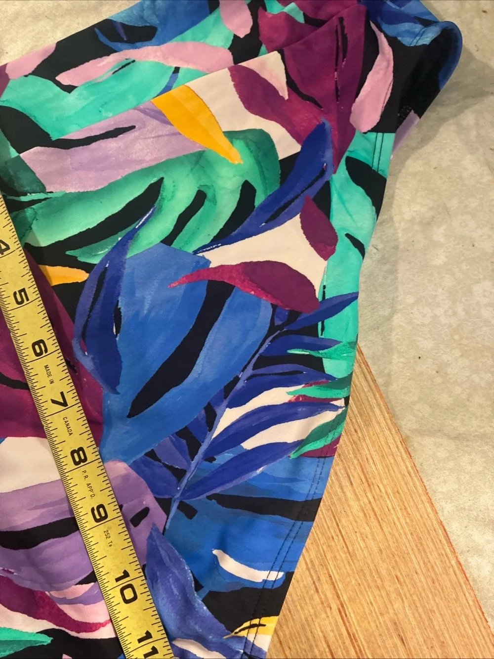 Women’s Tropical Leaf Print Bikini Bottom - Multicolor NWT 1X